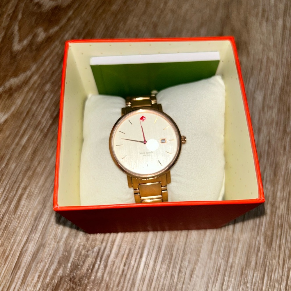 Kate Spade Gramercy Grand Rose Gold Watch - Picture 3 of 3